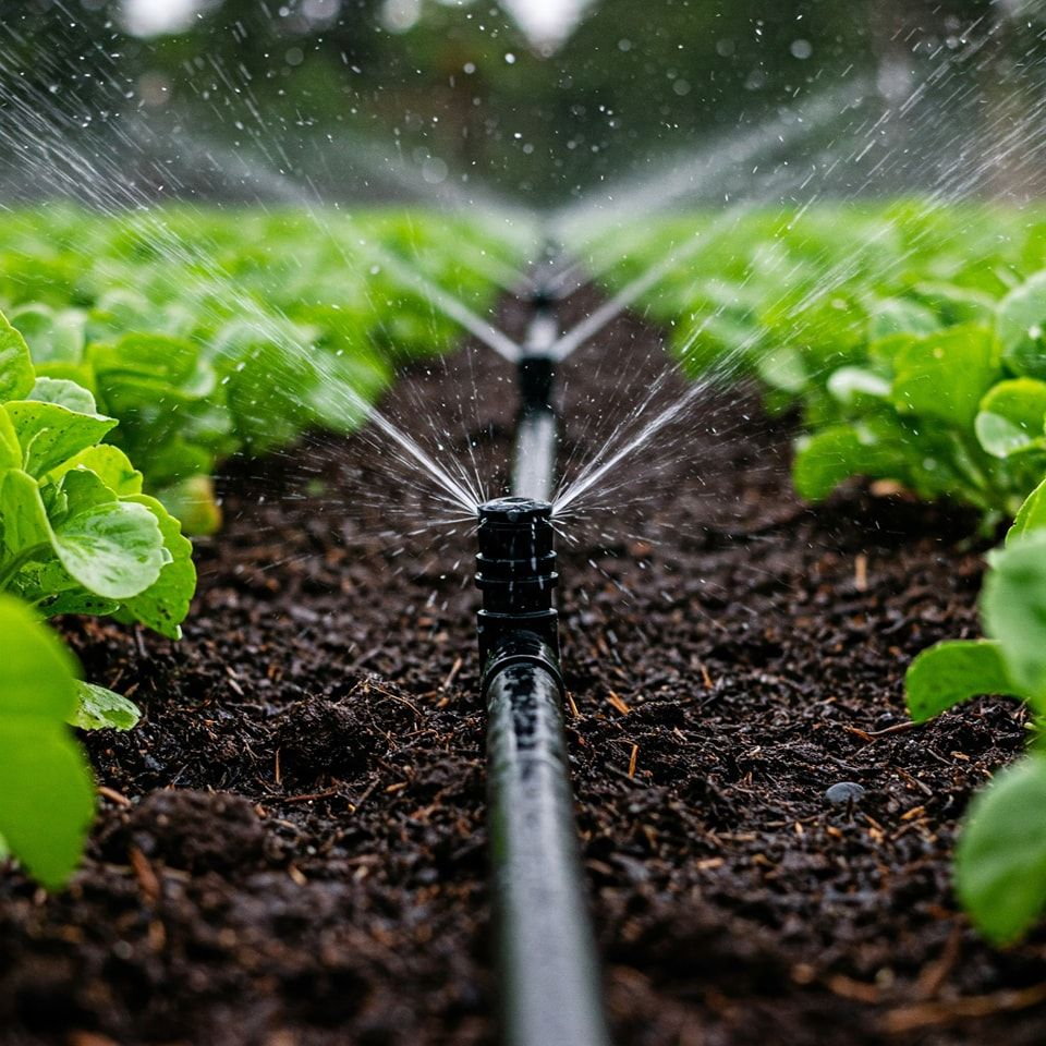 Irrigation system supporting environmental activity